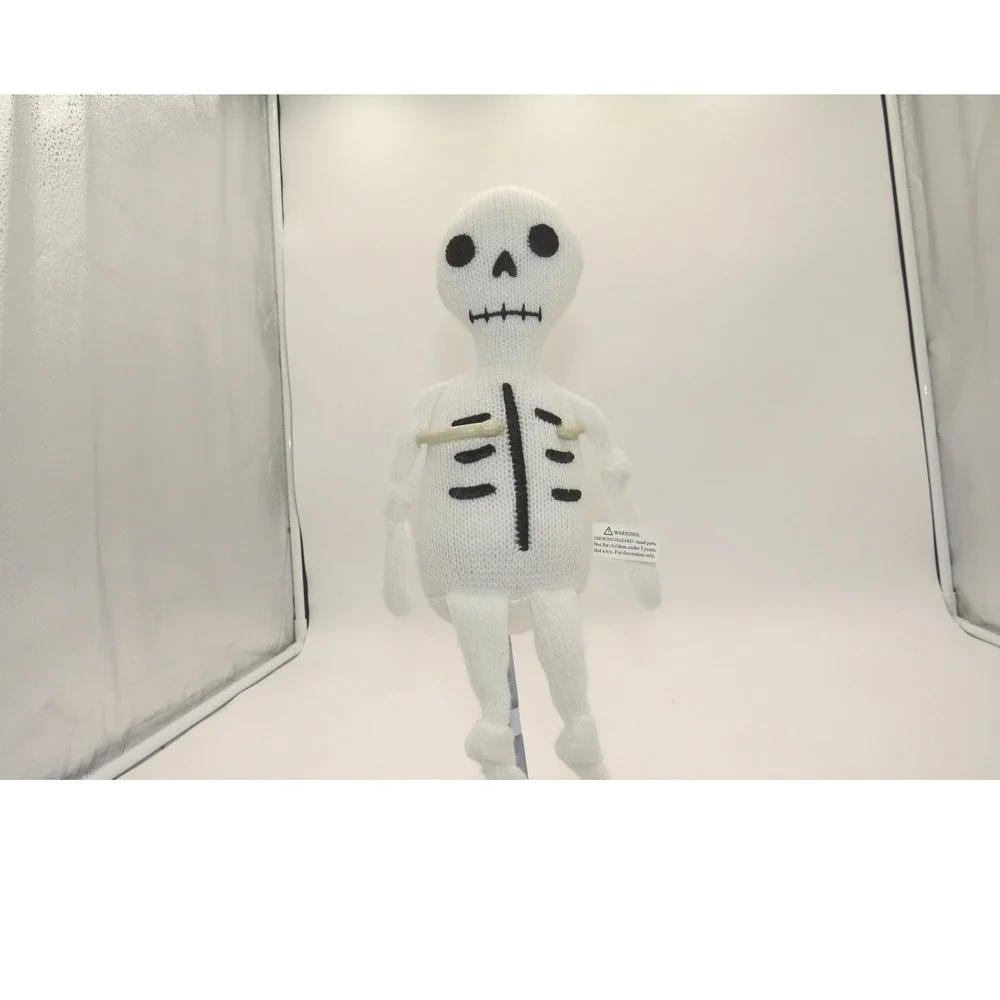 KNIT SKELETON Target HYDE & EEK Halloween Decor Beanie Sitabout 12